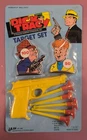 Vintage Ja-Ru Dick Tracy Target Set Toy Gun Suction Darts No. 489 NOS