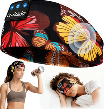Sleep Headphones Headband Bluetooth 5.4, Sports Headband Earphones Wireless with
