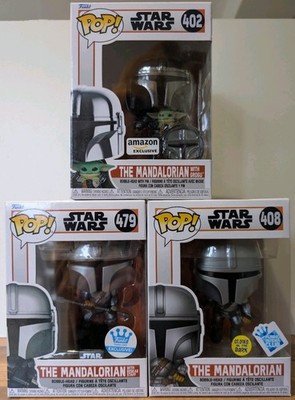 Funko Pop! Star Wars Mandalorian 3x Special Edition Vinyl #402, #408, #479