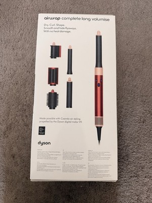 NEW Dyson Airwrap Complete Long Volumise Hair Curler Sunset Rose
