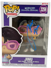 Ahn Hyo-Seop Signed Jinu Funko Inscription K Pop Demon Hunters Autograph Beckett