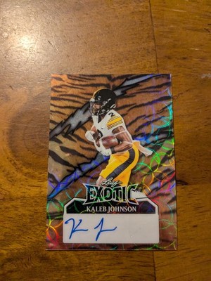 2024 Leaf Eclectic - Exotic Kaleidoscope Tiger #E-KJ2 Kaleb Johnson #/3
