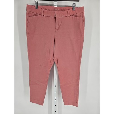 Old Navy Womens Sz 14 Pixie Cut Ankle Length pants Blush Pink