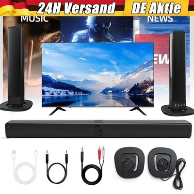 3D Surround Bluetooth Soundbar TV-PC SoundSystem Home-Theater Subwoofer Soundbar