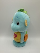 Fisher Price Ocean Wonders Soothe Glow Seahorse Blue Musical Plush Toy 2008