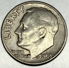 1963-D Roosevelt Dime - Circulated Condition - 90% Silver - US Coin - 3035