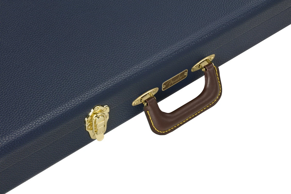 Fender Classic Series Wood Case Strat / Tele - Navy Blue