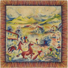 BODE Multicolor Pampa Pony Scarf