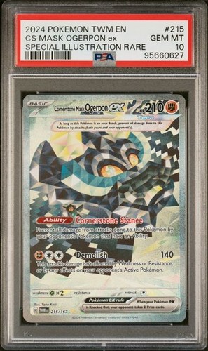 Cornerstone Mask Ogerpon ex graded PSA 10 for sale on eBay