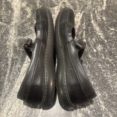 Birkenstock Iona Mary Jane Shoes Women's Black Leather Comfort