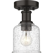 Z-Lite 734F1-BRZ Bryant 1 Light 5.5 inch Bronze Flush Mount Ceiling Light