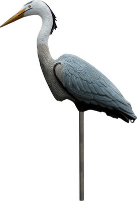Flambeau Outdoors 5960CD Great Blue Heron Decoy, Includes Metal Stake - 1-Pack