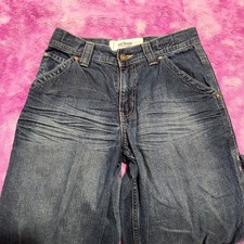 Urban Pipeline Jeans Boys 14 Regular Carpenter Blue Denim Adjustable Relaxed Fit