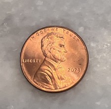 2023 Extra V Lincoln Cent BU Variety. EXACT coin Pictured.