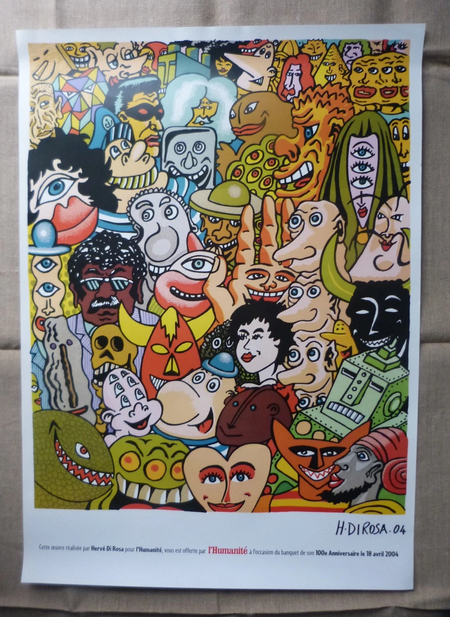 Hervé di Rosa - Acheter des oeuvres, peintures, aquarelles, dessins lithographies originales signées