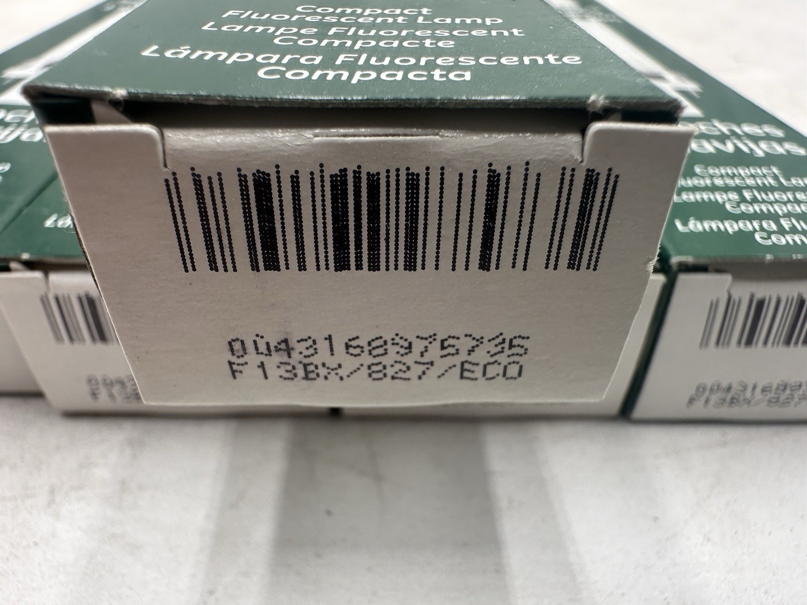5x General Electric Biax S ECO 13W 2pin Bulbs (F13BX/827/ECO)
