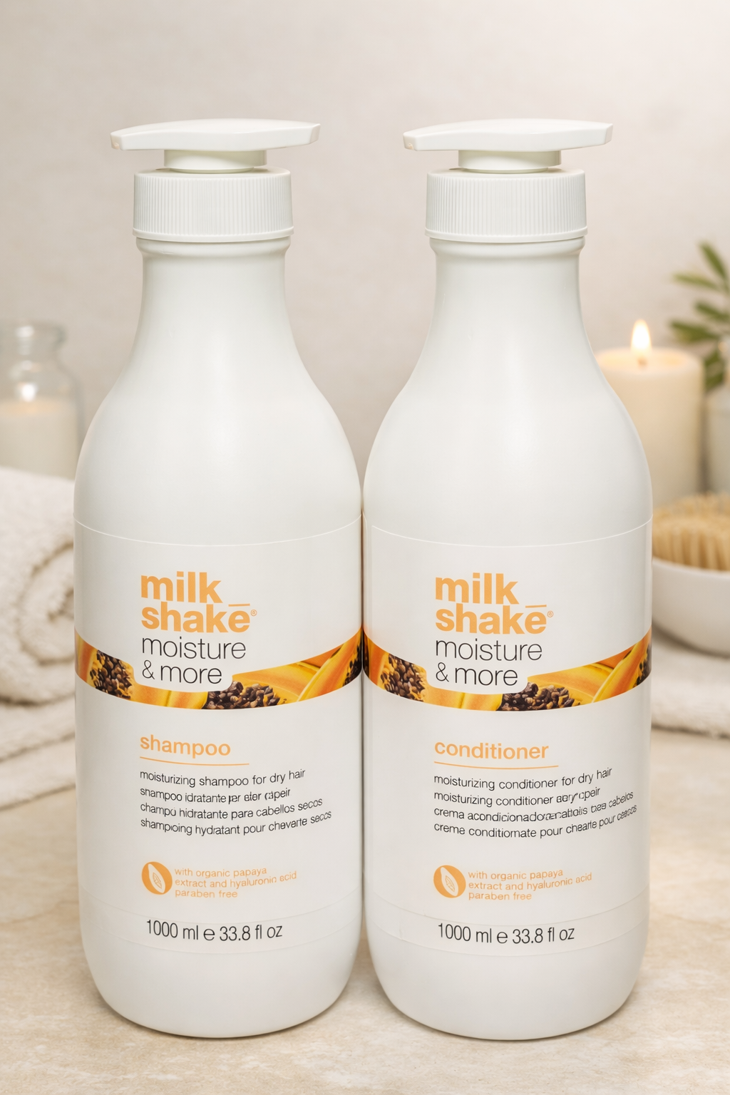 Milk Shake Milk_shake Moisture & More Shampoo - Moisturizing Shampoo For Dry Dull Hair | Restores Moisture And Shine | 33.8 Fl Oz/Tropical Scent - Image 2