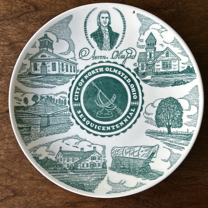 Collectible Commemorative Plate City of North Olmstead, Ohio 150th Anniversary