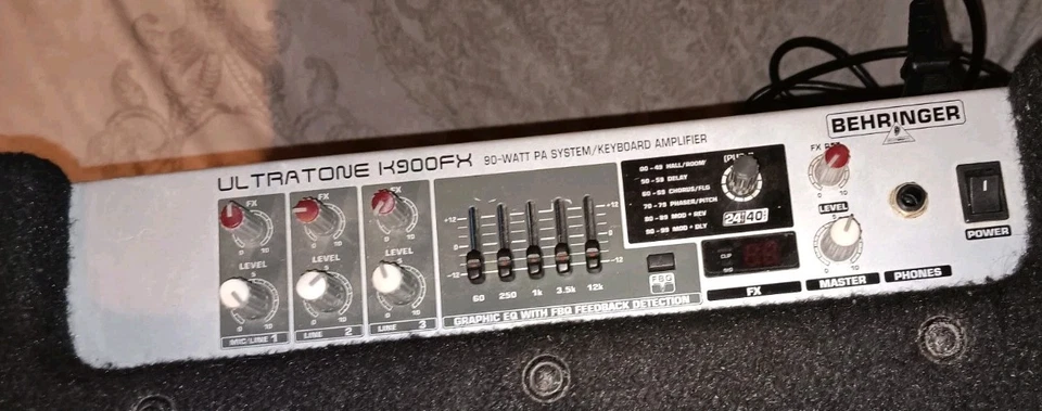 Behringer K900FX Ultratone 90W   Keyboard Pro Audio Amplifiers Fast Shipping  - Image 3 of 4