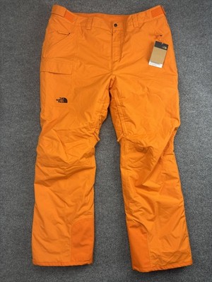 The North Face Pants Womens 2XL Orange Snow Ski DryVent Insulated Standard Fit