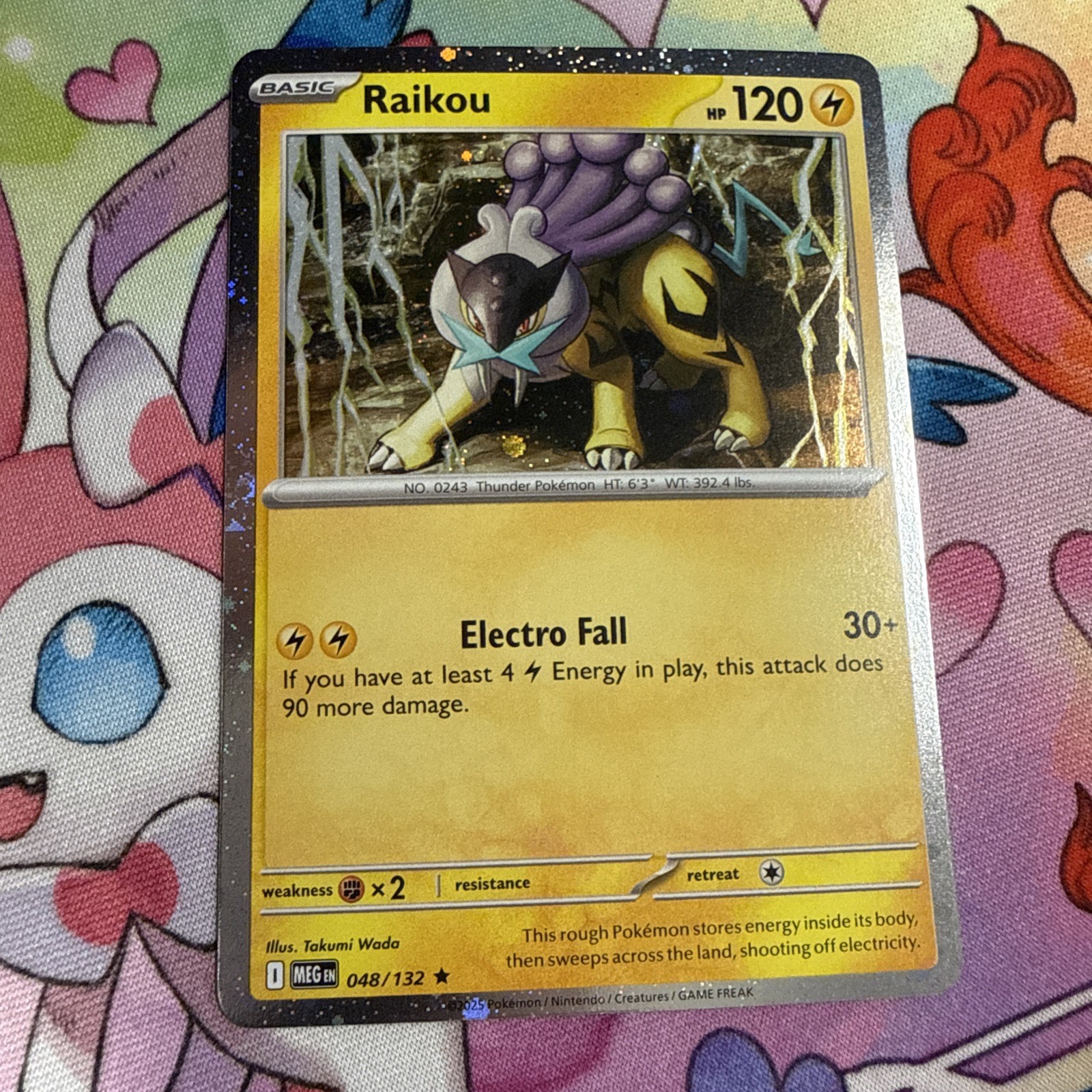 Raikou - (Cosmo Holo) 048/132 Me01: Mega Evolution Holo