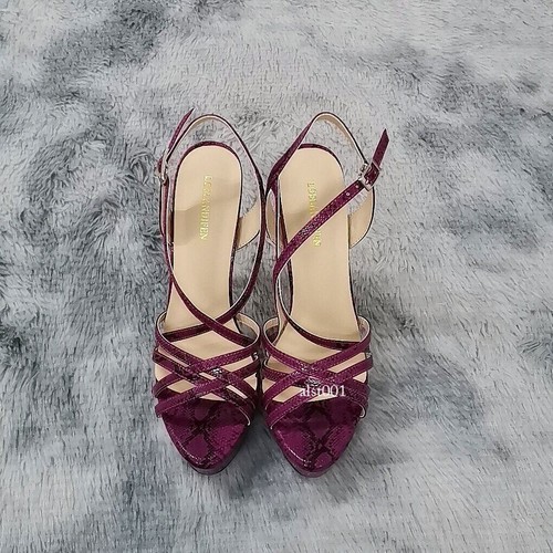 Women 14CM Platform High Heels Sandals Sexy Ankle Strap Pumps Stilettos Shoes - Picture 5 of 42