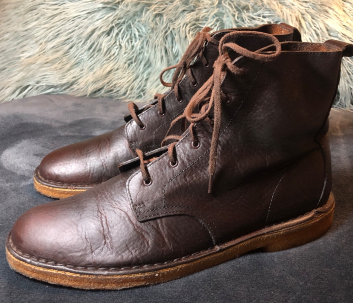 Clarks Original 60771538 Brown Leather Mali Desert Boots Men's