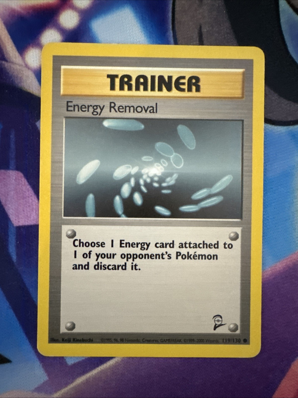 Pokemon TCG - Energy Removal 119/130 Base Set 2 Regular - LP