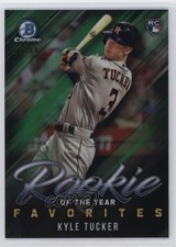 2019 Bowman ROY Favorites Chrome Green Refractor /99 Kyle Tucker #ROYF-1 0q21