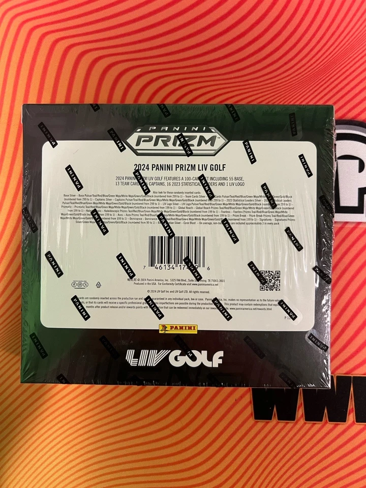 2024 Panini Prizm LIV Golf FOTL Hobby Box! COLORBLAST LIVE! Factory Sealed! - Image 2 of 2