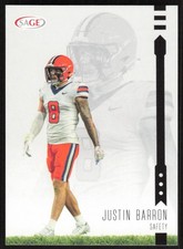 2025 SAGE HIT Justin Barron Football Card #61 - Syracuse Orange