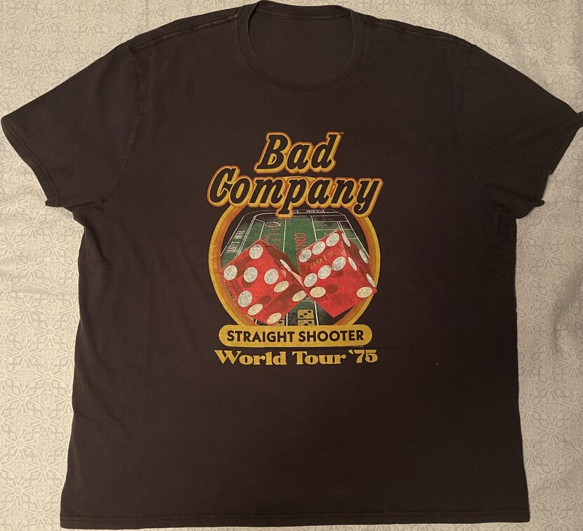 Bad Company - Straight Shooter World Tour '75 Gift for Fan S to 5XL T-shirt