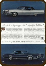 1967 Cadillac Eldorado Luxury Car Vintage-look Decorative Replica Metal Sign