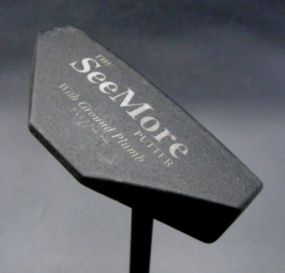 The SeeMore with Ground Plumb Putter Graphitschaft 88 cm Länge SeeMore Grip