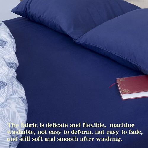 Egyptian Comfort 1900 Count Microfiber Fitted Bed Sheet Deep Pocket Wrinkle Free - Picture 108 of 150