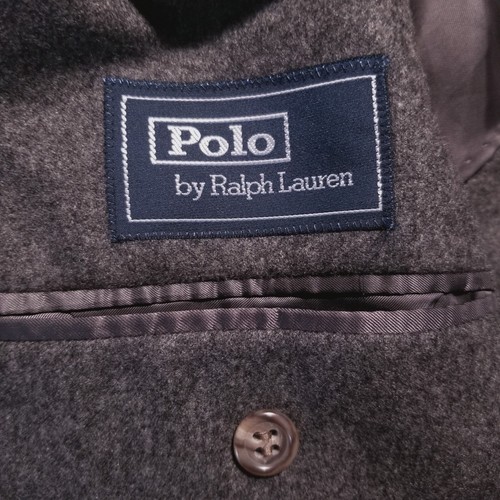Polo Ralph Lauren Wool Cashmere Sport Coat Blazer Mens 42R Princeton Gray Italy - Picture 7 of 24