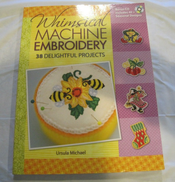 Whimsical Machine Embroidery38 DesignsSewingBook/CDNewLBDAF eBay