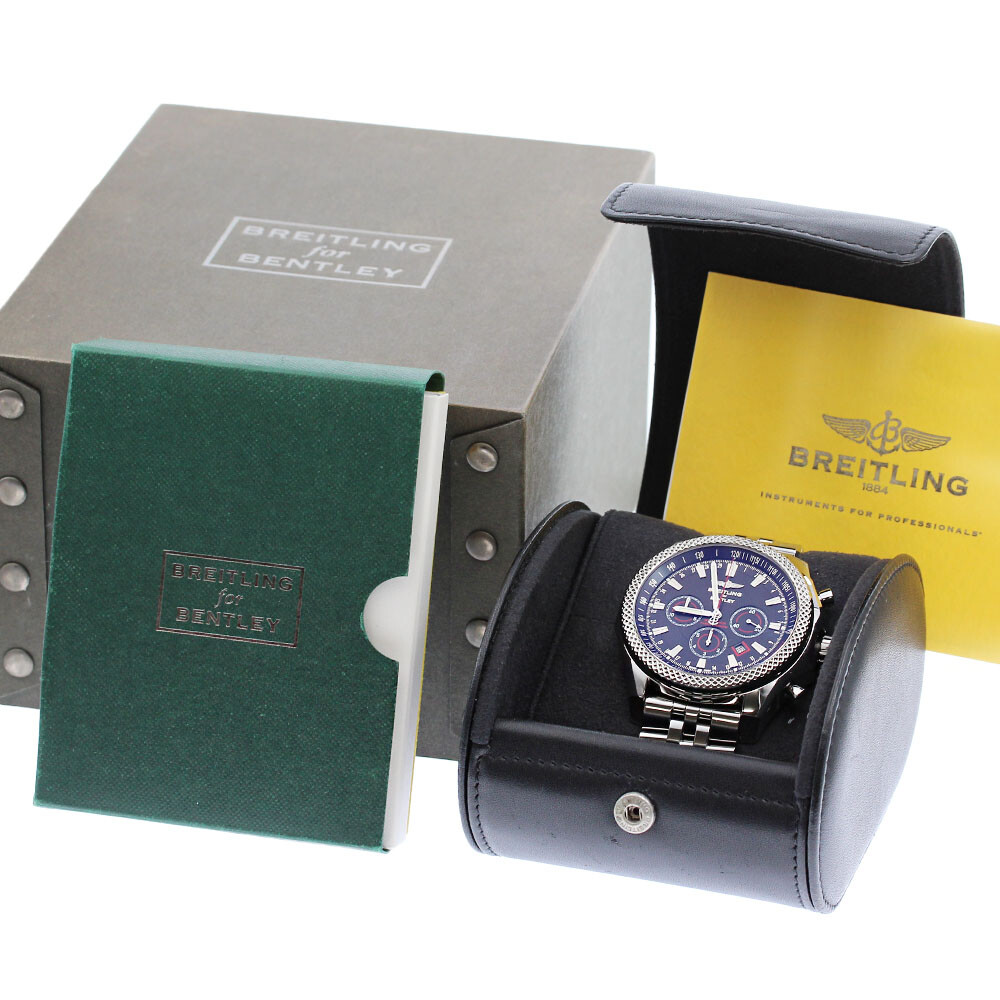 BREITLING Bentley Vernate A25368 Chronograph black Dial Automatic 