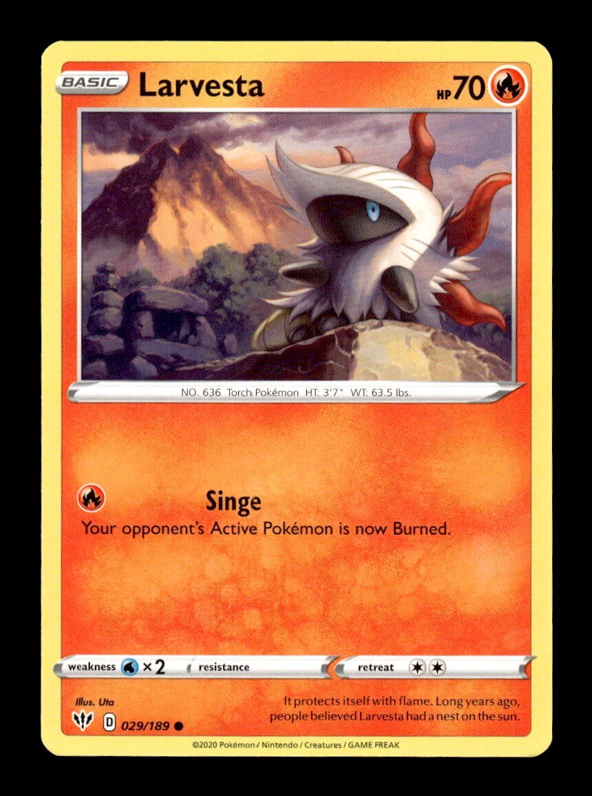 larvesta pokemon card value Larvesta - SWSH: Crown Zenith - Pokemon
