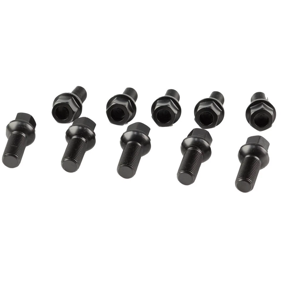 for VW Golf Jetta Passat Beetle Audi A4 A6 5PCS Wheel Lug Bolts Nuts Foto 2 de 4