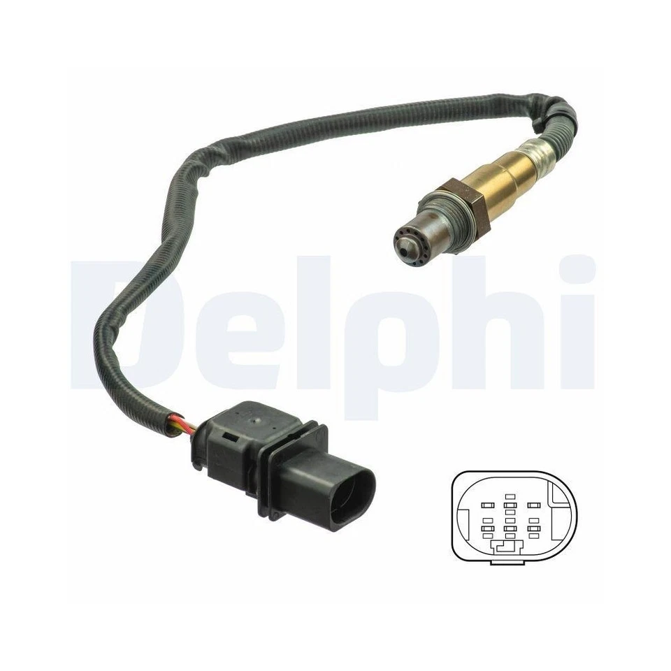 Lambdasonde DELPHI ES21159-12B1 für BMW, nach Katalysator, vor Katalysator