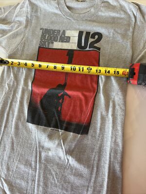 Vintage Rock U2 Under A Blood Red Sky 1984 Concert T-Shirt Heather
