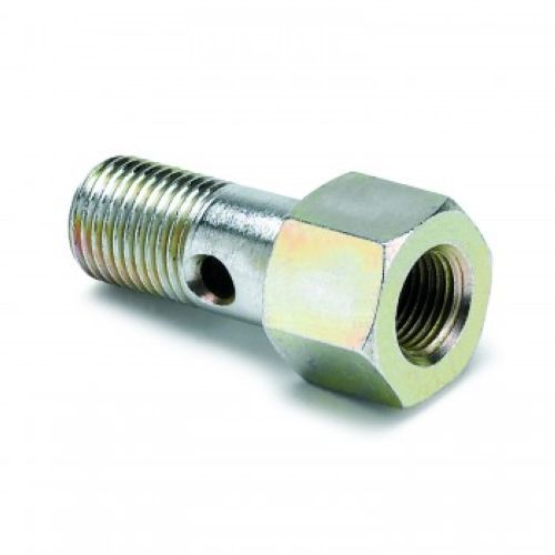 Auto Meter 2276 Fuel Pressure Fitting Adapter, M12X1.25 Banjo Bolt To 1