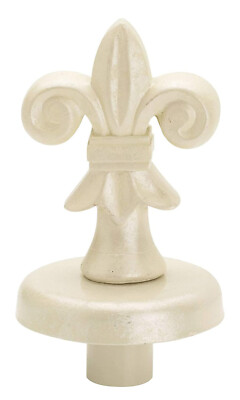 Ivory Dressmaker Form Finial Fleur De Lis Boutique 6'' Tall