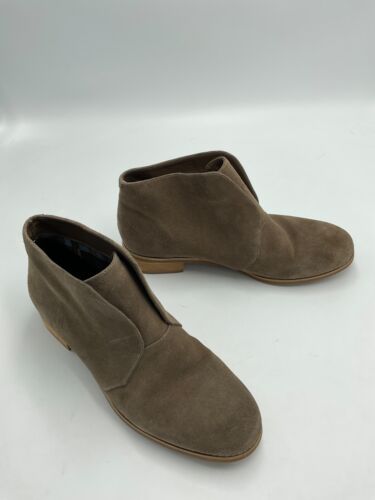 Blondo Verona Waterproof Suede Ankle Boots Women’s Size 9M Tan Pull-On Booties