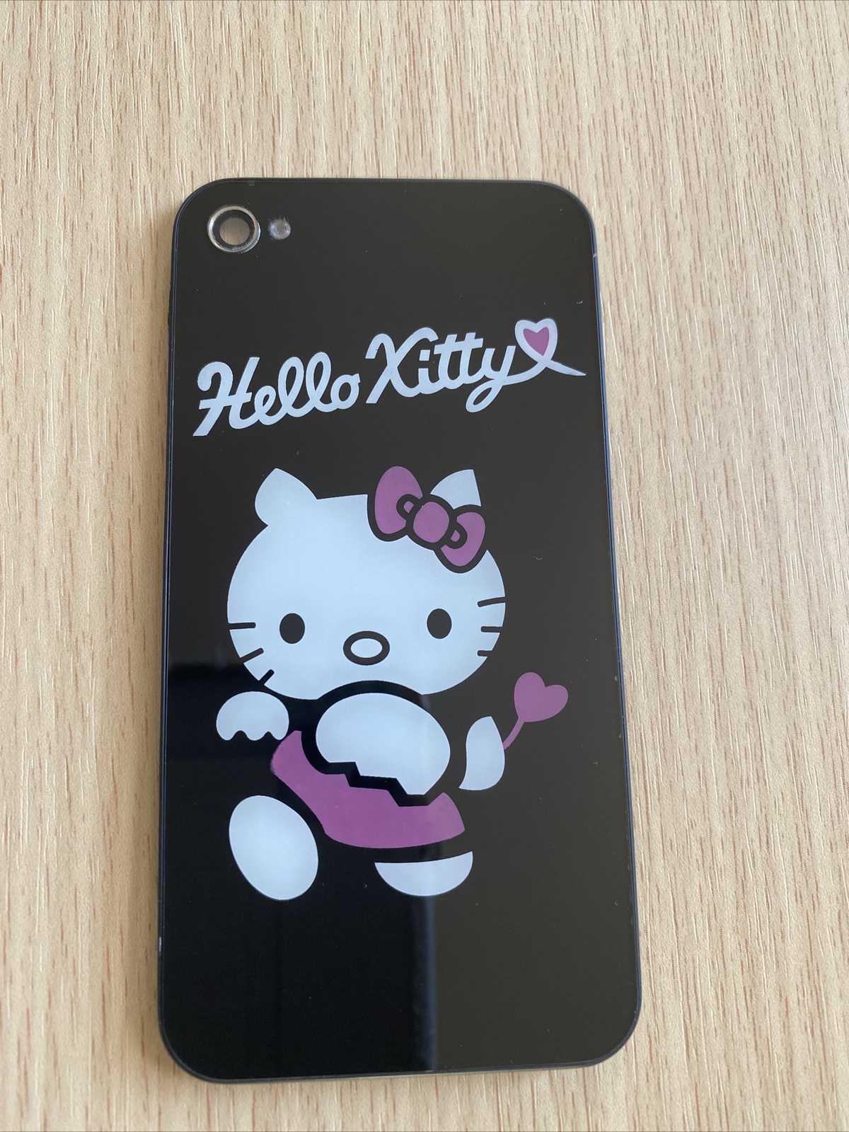 iPhone 4S Hello Kitty Back Glass Replacement for A1387 - AT&T Verizon Sprint T-Mobile-image