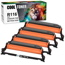 4 PACK MLT-R116 Imaging Drum Unit For Samsung 116 Xpress M2875FD M2875FW M2675FN