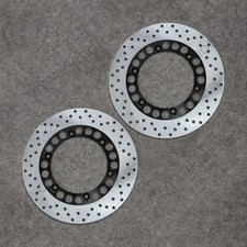 A Pair Front Brake Disc Rotor For Yamaha RZ250 RZ250R 1985-1988 1986 RD350 LC