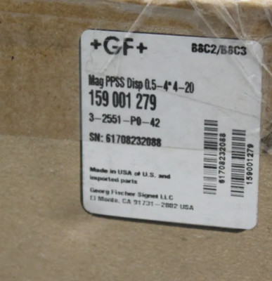 1pcs +GF+ Signet 3- 2551-P0-42 Electromagnetic flowmeter GFU100V2 flowmeter NEW