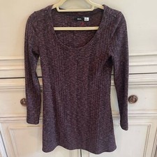 Urban Outfitters BDG Long Sleeve Skater knit burgundy Dress Small